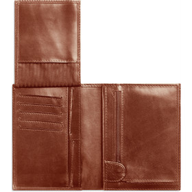 Burde taskukalenteri Exclusive lompakko ruskea nahka 2026 