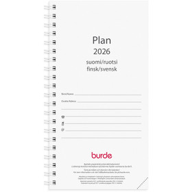 Burde taskukalenteri Plan vuosipaketti suomi/ruotsi 2026 