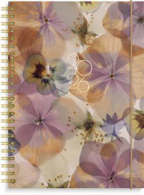 Burde pöytäkalenteri Business Story orvokki 2026 