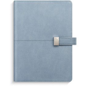 Burde pöytäkalenteri Weekly sininen keinonahkakansi tamppi 2026 