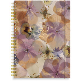 Burde pöytäkalenteri Weekly Story orvokki 2026 