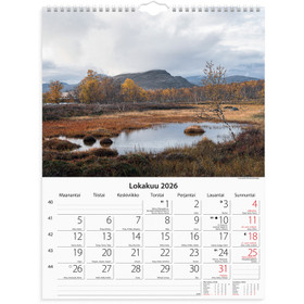 Burde Seinäkalenteri Luonto 2026