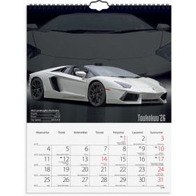 Burde Seinäkalenteri Autot 2026