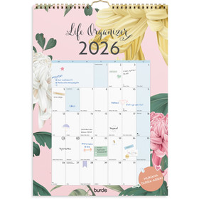 Burde Seinäkalenteri Life Organizer 2026