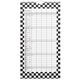 Burde Seinäkalenteri Moderni paperitaskulla 2026