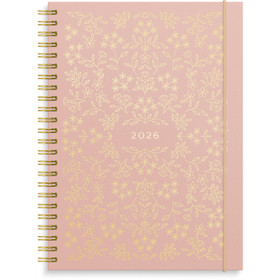 Burde pöytäkalenteri Life Planner Pink 2026 