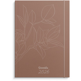 Burde pöytäkalenteri Doodle sidottu 2026 