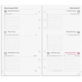 Burde järjestelmäkalenteri Regent kalenteripaketti 2026 