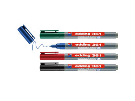 Valkotaulukynä Edding 365 viisto 2-7 mm värilajitelma 4 väriä