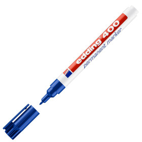 Huopakynä Edding 400 permanent 1 mm sininen  10 kpl/pkt