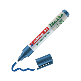 Huopakynä Edding 21 Ecoline 1,5-3mm sininen  10 kpl/pkt