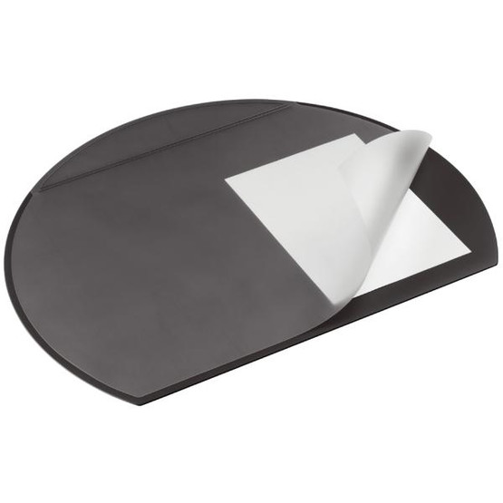 Kirjoitusalusta Durable puolipyöreä 65x52cm musta