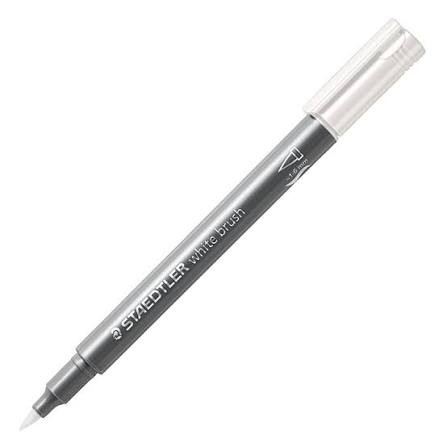 Sivellintussi Staedtler Brush valkoinen  10 kpl/pkt