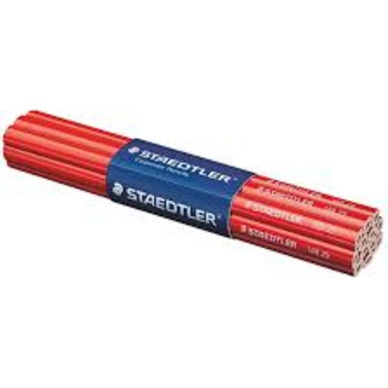 Kirvesmiehen kynä ovaali varsi 25 cm, timpurin kynä  12 kpl/pkt