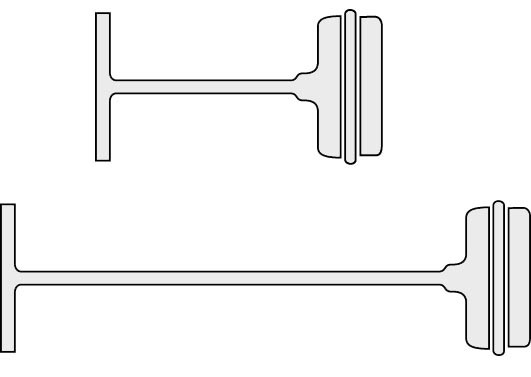 Kiinnike 125mm nylon 5000 kpl