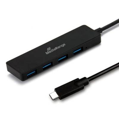  MediaRange Hub USB-C to 4 xUSB A 3.0 