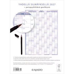 Ajasto seinäkalenteri Yhdellä silmäyksellä 2027