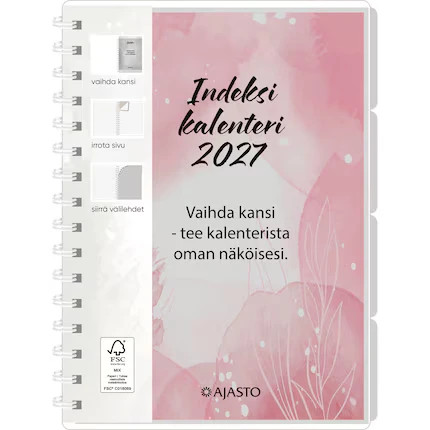 Ajasto pöytäkalenteri Indeksi 2027