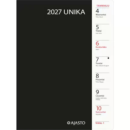 Ajasto pöytäkalenteri Unika 2027