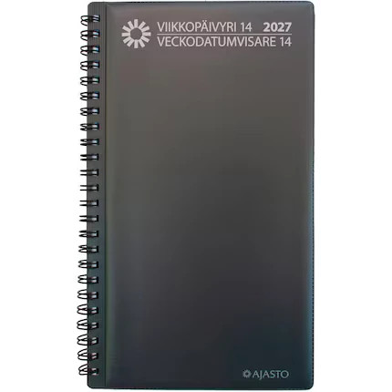 Ajasto pöytäkalenteri Viikkopäivyri / Veckodatumvisare 14 2027