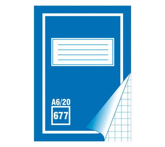 Kouluvihko 677 ruudutettu A6/20  20 kpl/pkt