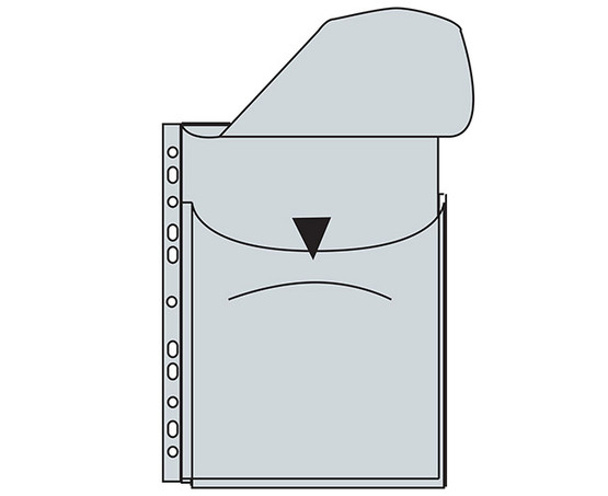 Paljetasku Viquel A4 läppä + hahlo PP  10 kpl/pkt
