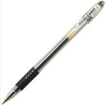 Geelikynä Pilot G-1 Grip 0.4 musta  12 kpl/pkt