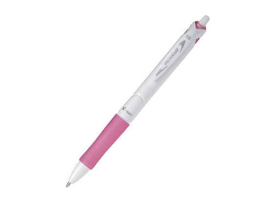 Kuulakärkikynä Pilot BG Acroball pure white punainen 10 kpl/pkt