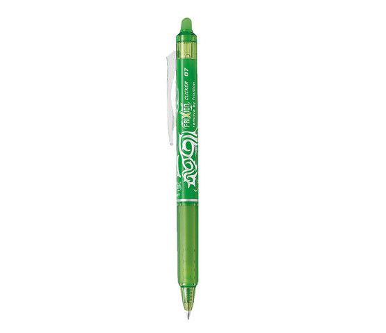 Kuulakärkikynä Pilot FriXion Clicker 0,7 mm vaaleanvihreä  12 kpl/pkt