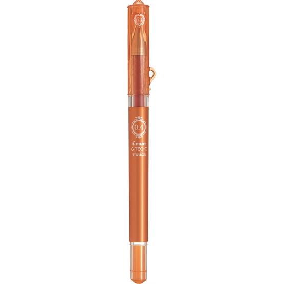 Geelikynä Pilot G-Tec-C Maica 0,4 oranssi  12 kpl/pkt