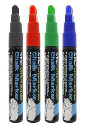 Liitutussi Artline Chalk -marker värilajitelma 4 väriä