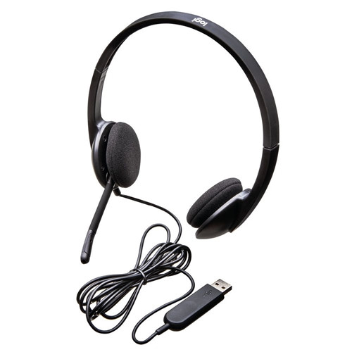 Kuulokkeet Logitech H340 USB Headset black