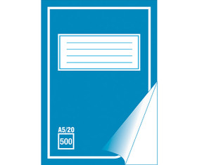 Kouluvihko 500 A5/20 blanko  20 kpl/pkt