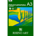 Piirustuslehtiö Rhino Art A3/100 120G