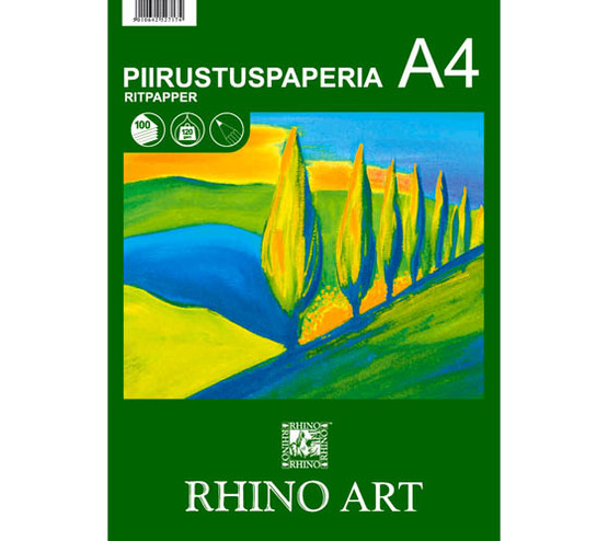 Piirustuslehtiö Rhino Art A4/100 120G