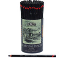 Hiilikynä Derwent Charcoal Pencil / 72 kpl