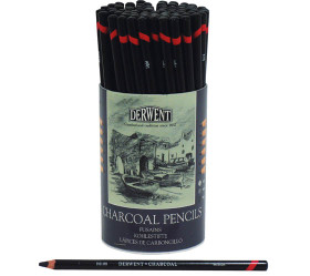 Hiilikynä Derwent Charcoal Pencil / 72 kpl