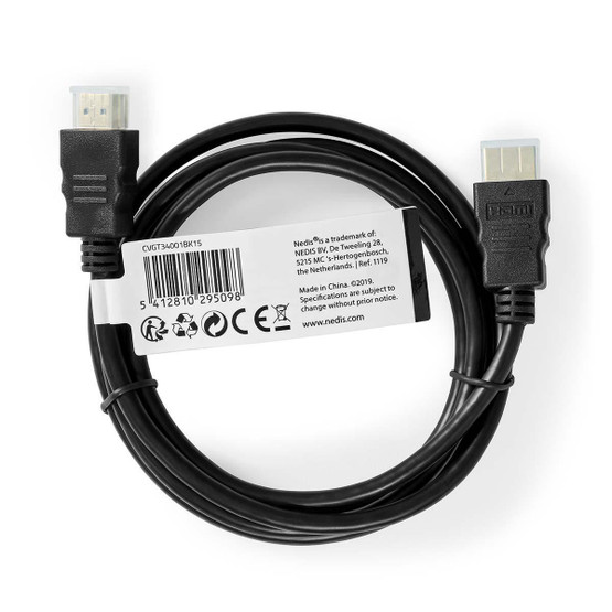Nedis HDMI/HDMI kaapeli 1,5m full HD