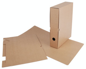 Verokansio A4/7cm + kotelo pahvia  50 kpl/ltk