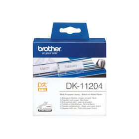 Brother DK-11204 tarra 17x54mm / 400kpl