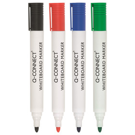 Valkotaulukynä Connect pyöreä värilajitelma 4 väriä