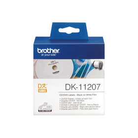 Brother DK-11207 CD/DVD tarra 58mm / 100  3 kpl/pkt