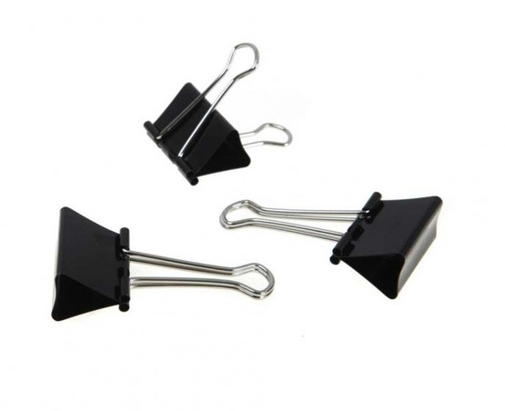 Paperipuristin Connect Foldback 19mm  10 kpl/pkt   