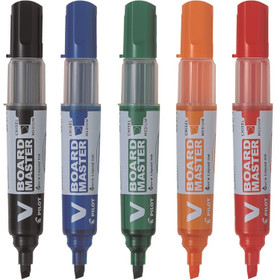 Valkotaulukynä Pilot BeGreen V Board Master viisto lajitelma 5 väriä