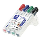 Valkotaulukynä Staedtler Lumocolor 351 pyöreä värilajitelma 4 väriä