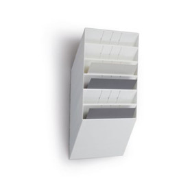 Esiteteline seinämalli A4 vaaka 6-osainen valkoinen