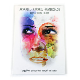 Akvarellipaperi A4 / 250 180G