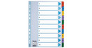 Numerohakemisto Mylar A4 1-10 värillinen  10 srj/pkt