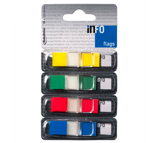 Teippimerkkiannostelija 12,5x43mm 4 väriä  12 kpl/pkt
