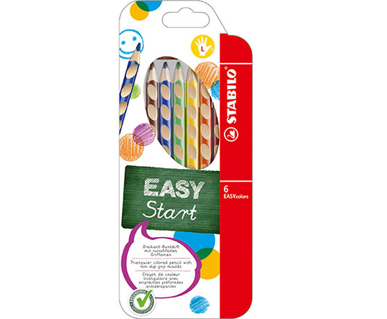 Värikynä Stabilo Easycolors vasenkätiselle 6 väriä